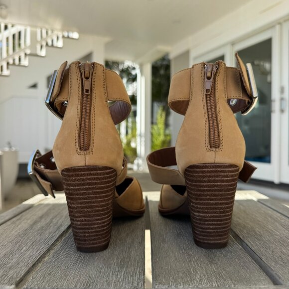 New Jeffrey Campbell x Free People Hendrix Heels Brown 8.5 - Picture 9 of 11